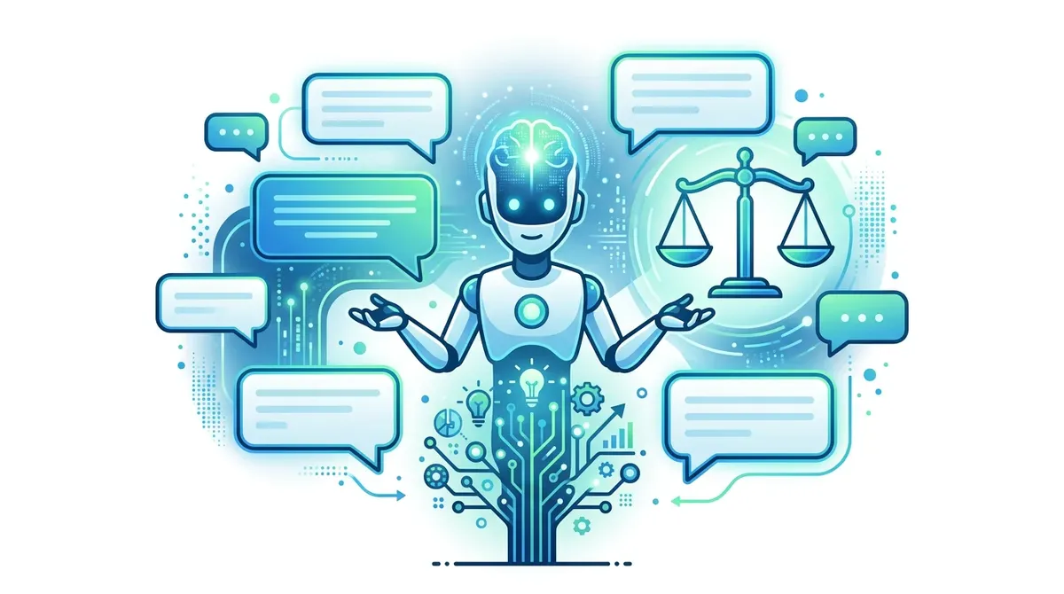 Grafika wpisu: AI przy streszczeniach klauzul